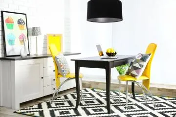 Lampa wisząca HOME 50 czarna/srebrna