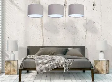 Lampa wisząca HOME 30 szara/biała