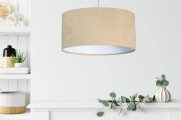 Lampa wisząca HOME 40 beżowa/biała