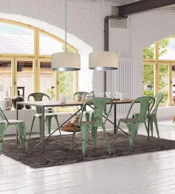 Lampa wisząca HOME 60 beżowa/srebrna