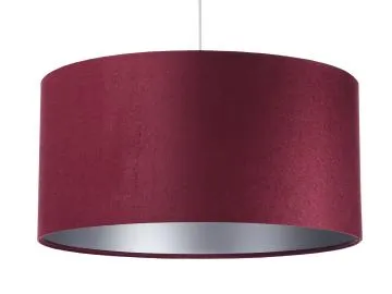 Lampa wisząca HOME 30 bordowa/srebrna