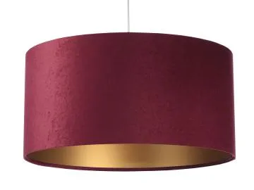 Lampa wisząca HOME 30 bordowa/złota