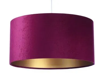 Lampa wisząca HOME 50 fioletowa/złota