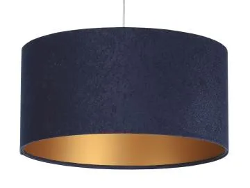 Lampa wisząca HOME 30 granatowa/złota