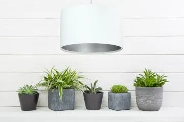 Lampa wisząca HOME 30 biała/srebrna