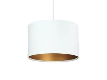 Lampa wisząca HOME 30 biała/złota