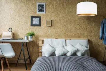 Lampa wisząca HOME 50 biała/złota
