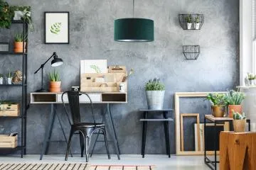 Lampa wisząca HOME 60 zielona/srebrna