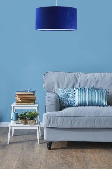 Lampa wisząca HOME 50 niebieska/biała