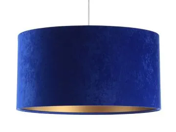 Lampa wisząca HOME 30 niebieska/złota