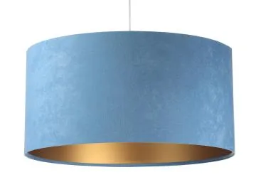 Lampa wisząca HOME 30 błękitna/złota
