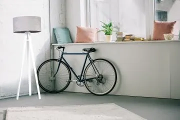 Lampa stojąca HOME 50 szara/biała