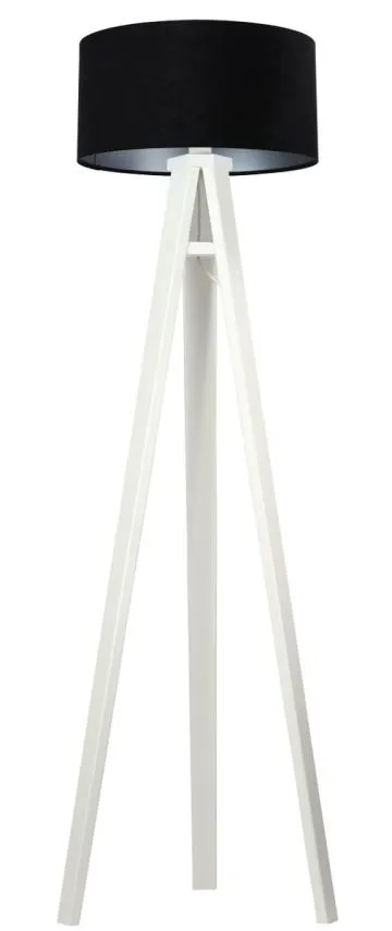 Lampa stojąca HOME 40 czarna/srebrna/biała