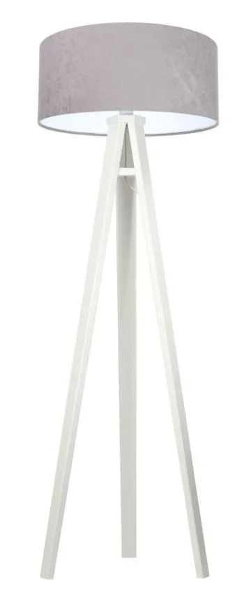 Lampa stojąca HOME 50 szara/biała/biała