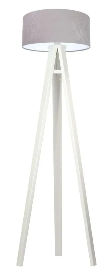 Lampa stojąca HOME 40 szara/biała/biała