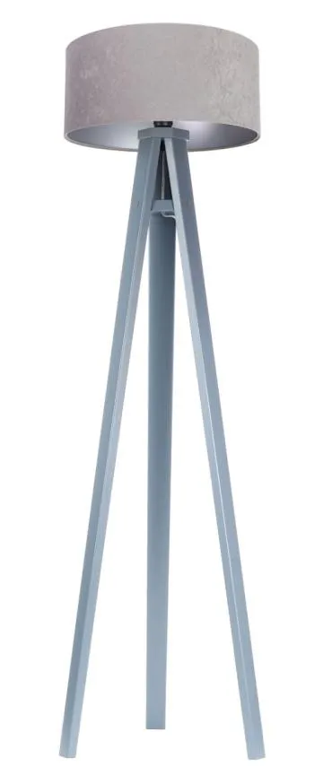 Lampa stojąca HOME 40 szara/srebrna/szara