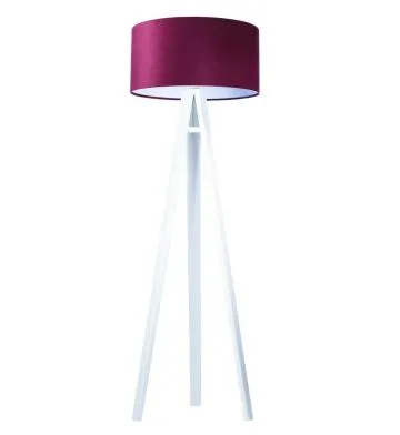 Lampa stojąca HOME 50 fioletowa/biała/biała