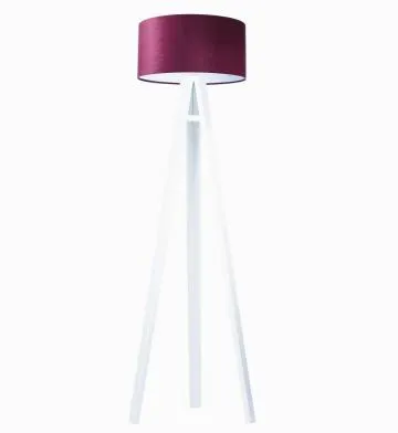 Lampa stojąca HOME 50 fioletowa/biała/biała