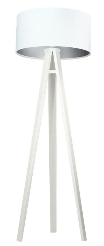 Lampa stojąca HOME 50 biała/srebrna/biała