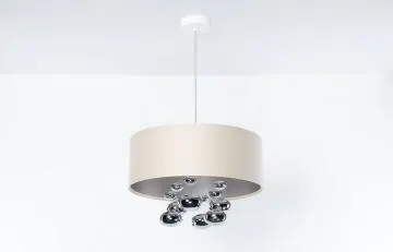 Lampa wisząca BUBBLE LIGHT 60cm kremowa