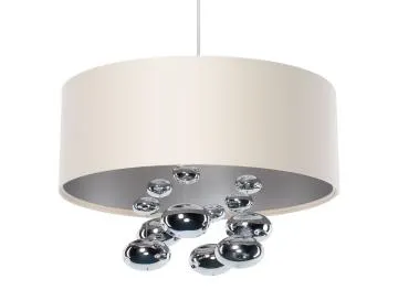 Lampa wisząca BUBBLE LIGHT 50cm kremowa