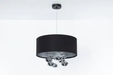Lampa wisząca BUBBLE LIGHT 50cm czarna