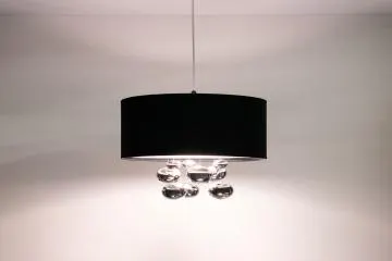 Lampa wisząca BUBBLE LIGHT 40cm czarna