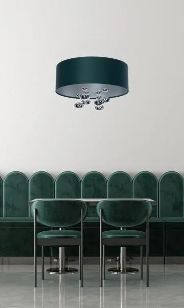 Lampa wisząca BUBBLE LIGHT 40cm zielona