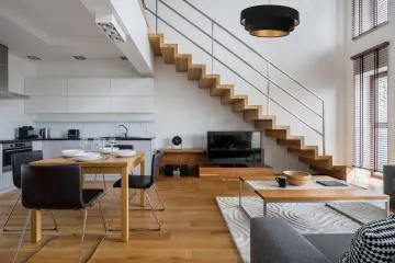 Lampa wisząca TRIO czarna/złota