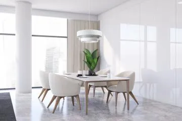Lampa wisząca TRIO MIX biała/srebrna