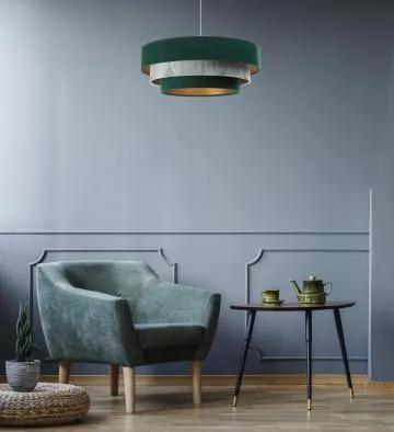 Lampa wisząca TRIO MIX zielona/wielokolorowa