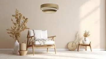 Lampa wisząca ERUTAN TRIPLE żółta/kremowa