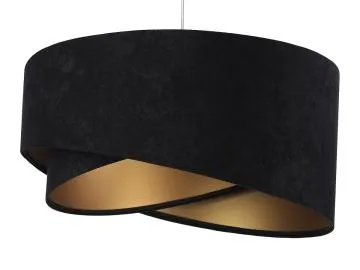 Lampa wisząca GEMSTONE czarna/złota