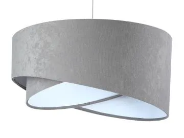 Lampa wisząca GEMSTONE szara/biała
