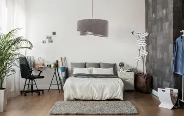 Lampa wisząca GEMSTONE szara/srebrna