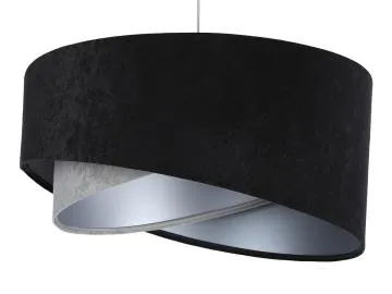 Lampa wisząca SHAPELESS czarna/szara/srebrna