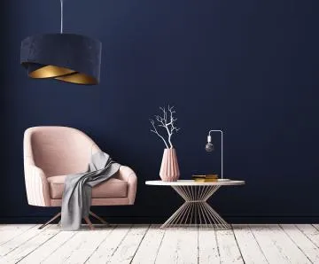 Lampa wisząca GEMSTONE granatowa/złota