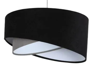 Lampa wisząca SHAPELESS czarna/szara/biała