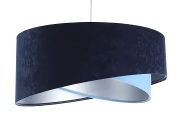 Lampa wisząca THUNDERCLOUD BLUE granatowa/srebrna