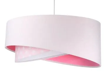 Lampa wisząca DREAMER biała/różowa
