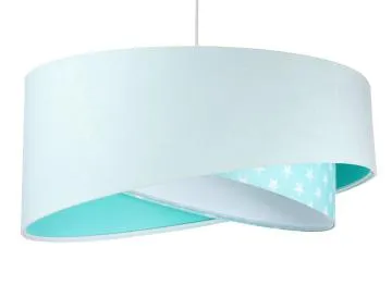 Lampa wisząca DREAMER biała/miętowa