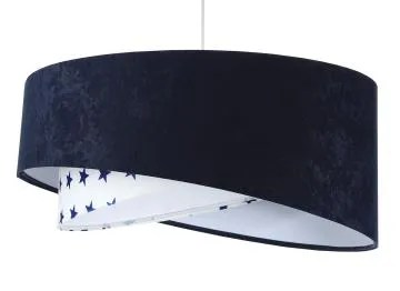 Lampa wisząca DREAMER granatowa/biała