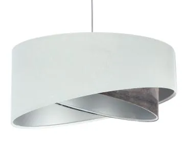 Lampa wisząca GRAY DUNE biała/srebrna