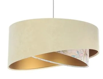 Lampa wisząca SAND FLOWER 2 beżowa/złota