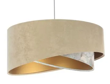 Lampa wisząca SAND FLOWER 1 beżowa/złota