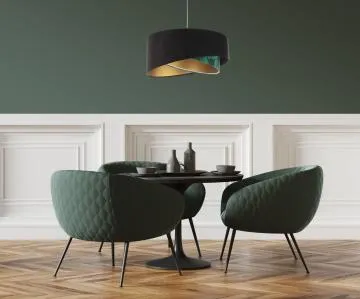 Lampa wisząca DARK ELEGANCE czarna/złota