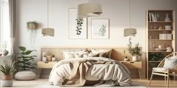 Lampa wisząca BOHO-CHIC JUTA 50 cm naturalna/beżowa
