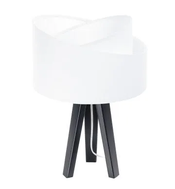 Lampa stołowa GEMSTONE biała/czarna