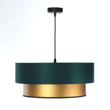 Lampa wisząca DOUBLE GREEN 50 zielona/złota