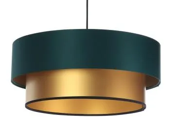 Lampa wisząca DOUBLE GREEN 40 zielona/złota